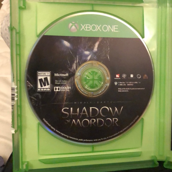 Xbox One -shawdow of Mordor -like New - Picture 2 of 3